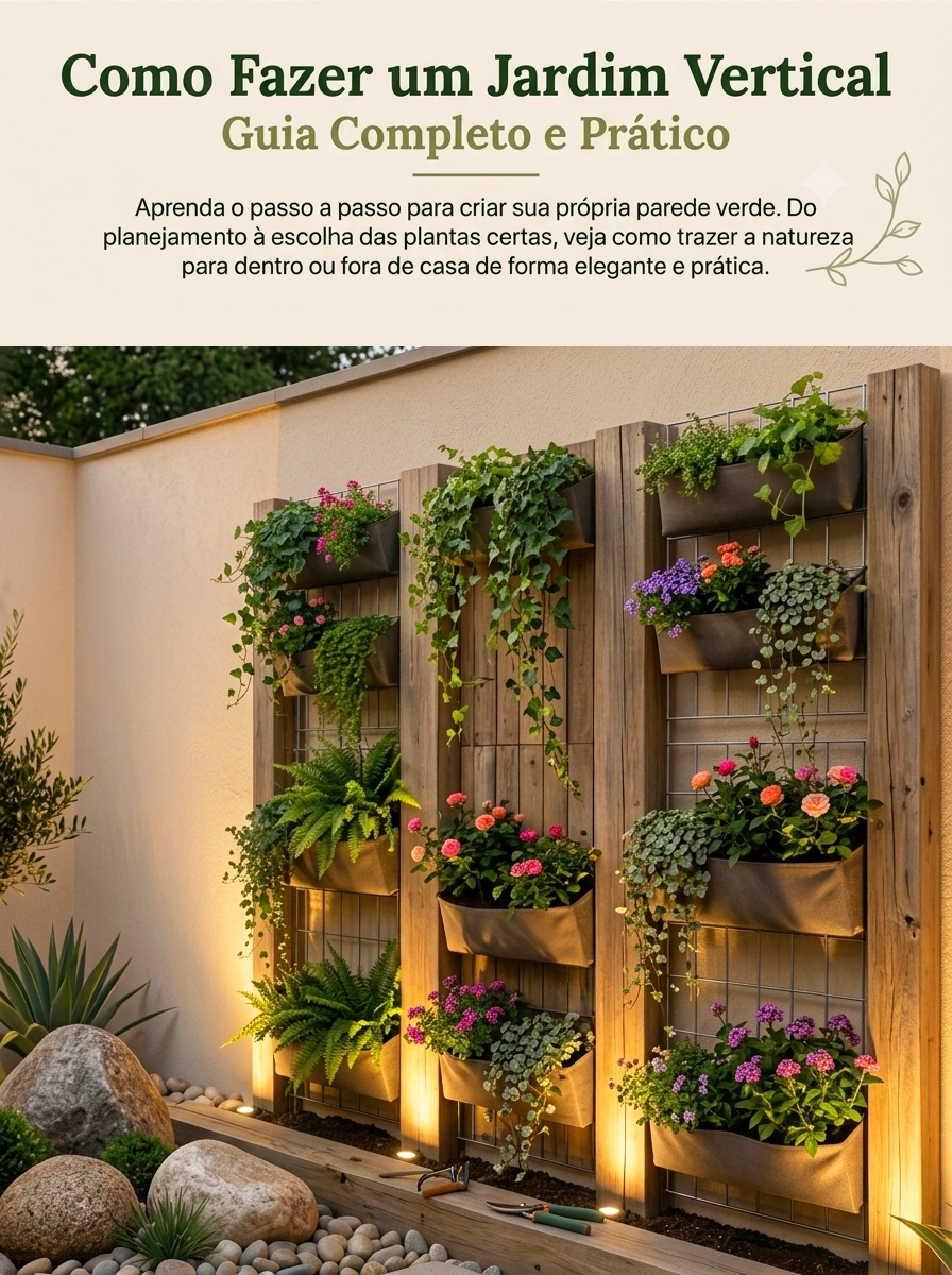 Como Fazer um Jardim Vertical