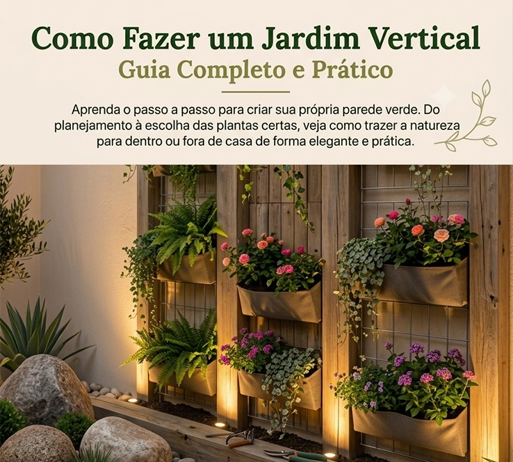 Como Fazer um Jardim Vertical