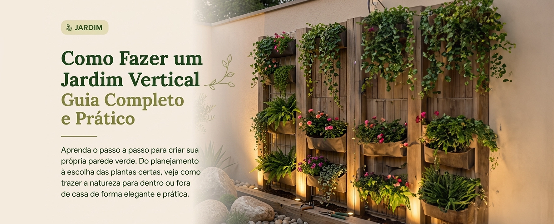 Como Fazer um Jardim Vertical